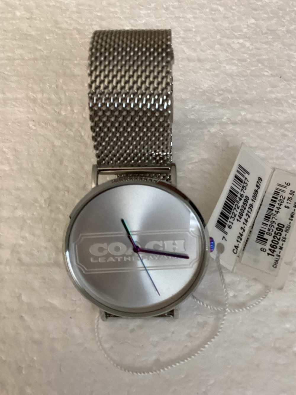 Men's Charles Stainless Steel Mesh Bracelet Watch 41mm 14602590 - Picture 2 of 13